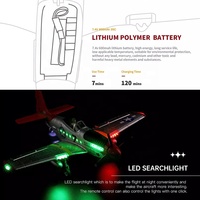 Wltoys A280 2,4G 3D 6G Gyro рулон трюк самолет вертолет 4-канальный 7,4 V LiPo Светодиодная лампа с дистанционным управлением 4CH на радиоуправлении с бесщеточным двигателем EPP Поролоновый самолета RC P51