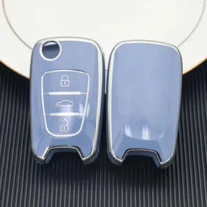 Automotive Accessories Soft Type TPU Car Remote Key Shell Case For KIA