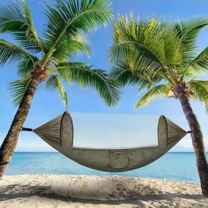 WOQI da esterno in nylon da campeggio pop up auto amaca con zanzara rete da giardino altalena amaca - Product Image 6