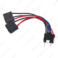 Adaptateur de prise de câblage pour phare de voiture HID/LED, connecteur double H4 mâle vers H4 femelle, câble de lumière automobile