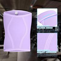 Genouillères en néoprène 7 mm pour la musculation, l'haltérophilie, les squats intensifs, soutien de compression professionnel SCR, hommes, femmes, gym, fitness
