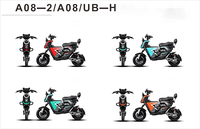 Scooter électrique pour adultes, vélo électrique tout-terrain avec cadre en acier carbone, vélo électrique pour trajets urbains avec grand coffre de rangement