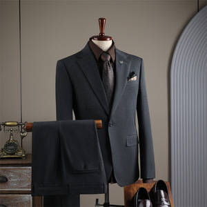 Ensemble de costumes formels en gros pour hommes – Tenues décontractées d'affaires et meilleurs costumes de <span class=keywords><strong>mariage</strong></span> pour hommes – Costumes formels 2 pièces pour hommes - Product Image 2