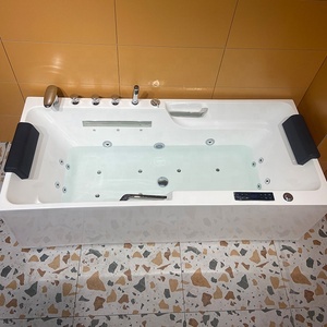 <span class=keywords><strong>Baignoire</strong></span> de massage bien-être autoportante moderne SICO avec jets de <span class=keywords><strong>balnéothérapie</strong></span> plongeant à froid et égouttoir pour le trempage de l'hôtel - Product Image 6