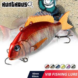 Leurre de pêche VIB personnalisé OEM, appât d'hiver, 50 mm/11 g, 65 mm/24 g, hameçons wobbler pour brochet, basse, leurres coulants pour la pêche à la traîne - Product Image 1