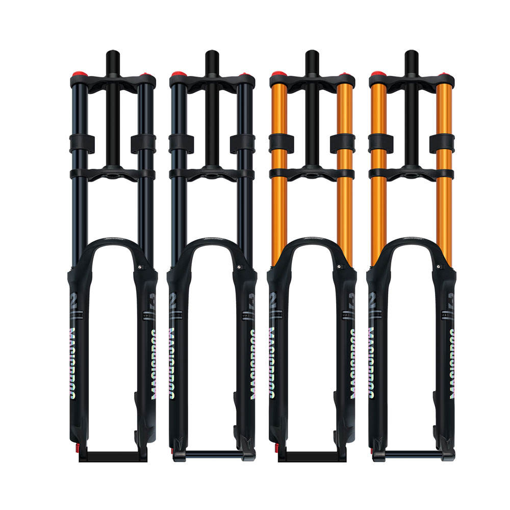 Dual Crown Air Suspension Fork For Mountain Bikes - 180mm Travel