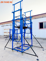 Plateforme élévatrice mobile électrique pliable automatique 3M 5M 6M 8M avec câble en acier pour la construction
