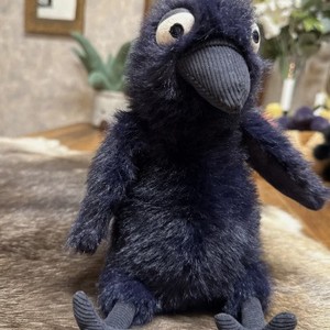 Peluche Corbeau Noir Créatif Ultra Doux en Coton PP, Jouet Animal Mignon pour Machines à Pinces, Hauteur 31-50cm, pour Enfants de 4-6 Ans, en Boîtes - Product Image 4