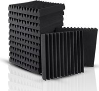 Panneaux acoustiques en mousse pour murs, haute densité, insonorisation de studio, cales résistantes au feu et absorbant le bruit pour studio