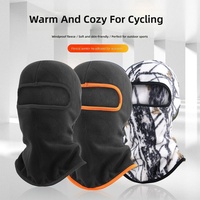 Cagoule polaire d'hiver coupe-vent unisexe pour moto, cyclisme, ski et sports de plein air – Cache-tête chaud