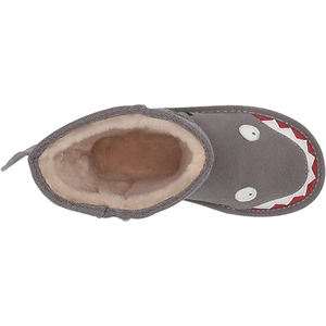 <span class=keywords><strong>Bottes</strong></span> hautes d'hiver pour garçons, motif de broderie requin, <span class=keywords><strong>bottes</strong></span> de neige de qualité supérieure, couleur chaude, dessin animé, femmes, enfants, fourrure, Micro tissu, 10 paires - Product Image 2