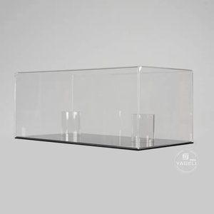 High Quality Clear Acrylic Football Helmet Display Case for <b>Model</b> Cars Mini Helmets Custom Size Thickness YAGELI Brand Home - Product Image 6