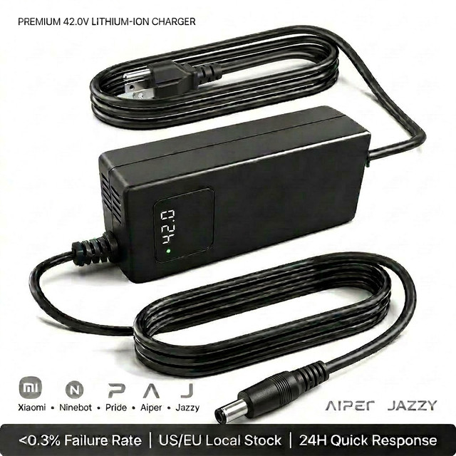 High-Definition Display for 10 Series Electric Scooter 42V 2A Lithium Batteries PC Fireproof Material 2-Year
