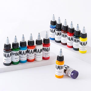 <span class=keywords><strong>Tinta</strong></span> de <span class=keywords><strong>Tatuaje</strong></span> Original 30ml 1oz Modelo DYNAMIC021 14 Colores - Product Image 3
