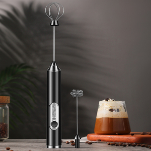 YDM T48 Bestseller Haushalts-Milchaufschäumer 1200mAh USB Aufladbarer Eierschläger <span class=keywords><strong>3</strong></span> Stufen Kaffee-Milch-Getränkemixer Elektrischer Schneebesen - Product Image 4
