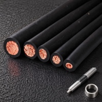 Hoch flexibles 16/25/35/50/70/95/120mm reines kupfer isoliertes Doppel gummis chweiß kabel für den Bau