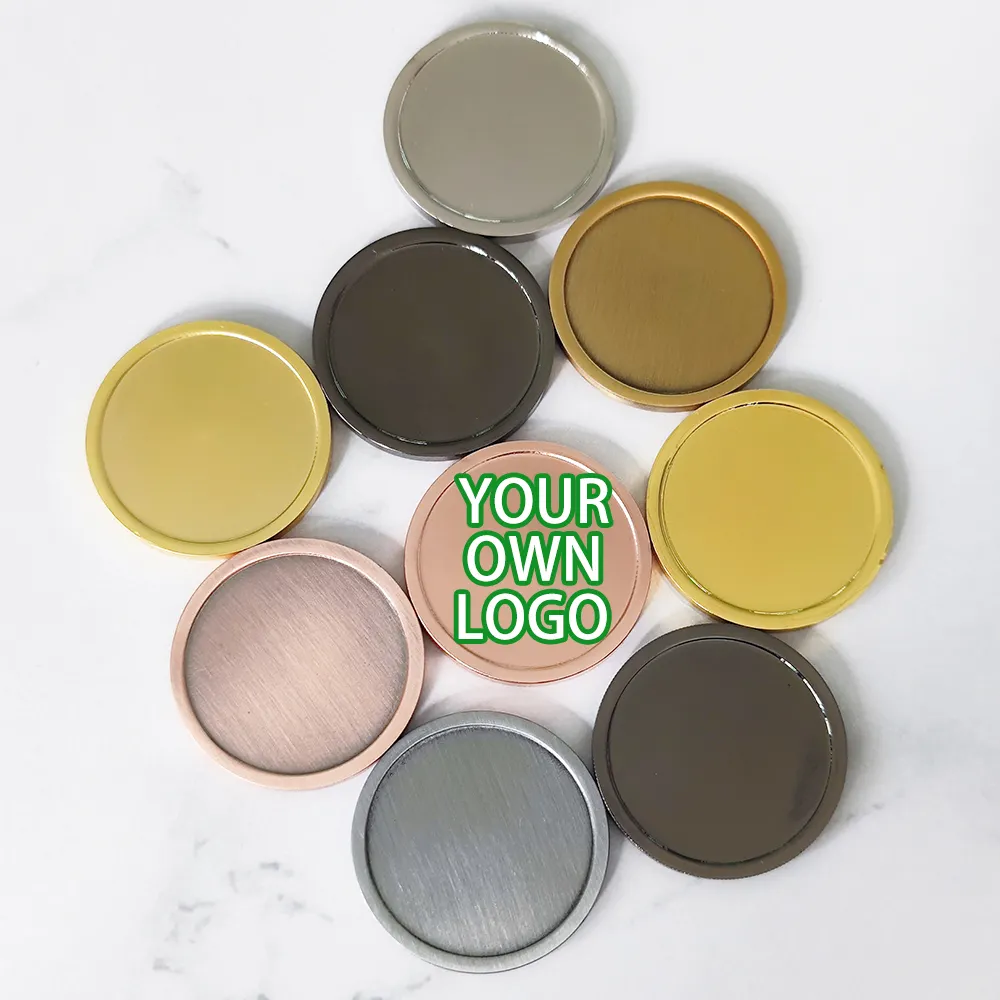 Logotipo personalizado, monedas en blanco, oro, astilla, chapado en blanco, grabado láser, metal, aleación de zinc, latón, monedas de desafío personalizadas