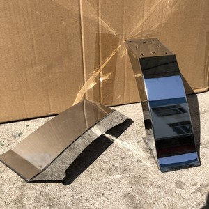 Dragon Boat Foot Metal Furniture <b>Leg</b> 13Cm High Heavy Duty <b>Sofa</b> Coffee Table Support Industrial Style Q235 Steel - Product Image 2