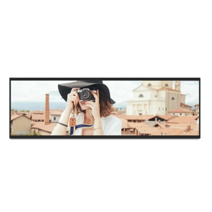 <strong>Stretch</strong> 49 Inch Ultra Wide Screen Monitor Stretched Shelf Bar <strong>Lcd</strong> 4k <strong>Player</strong> Advertising Display - Product Image 3