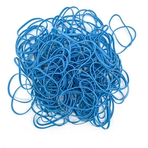 Factory Price Premium Quality Blue Color Rubber Bands 2 Inches For Office Use For School