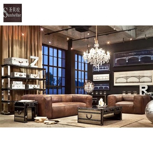 China <span class=keywords><strong>mejor</strong></span> vintage de cuero sofá <span class=keywords><strong>cama</strong></span> doble de dos plazas cubierta 2 plazas <span class=keywords><strong>chaise</strong></span> <span class=keywords><strong>longue</strong></span> - Product Image 6