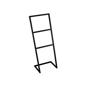 Premium Black <b>Towel</b> Rack Modern Bathroom Wall Mount Multi Rail <b>Towel</b> Holder for Hotel Home Stylish Black Metal Bathroom <b>Towel</b> - Product Image 1