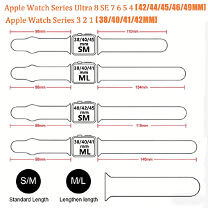 Регулируемый резиновый ремешок Smart Sport Luxury для Apple <span class=keywords><strong>Watch</strong></span> Series 10 11 Ultra 3/2 49мм 46мм 40мм 42мм 44мм, силиконовые ремешки для часов - Product Image 3