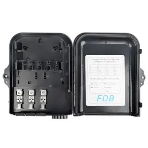 2 IN 1 FTTH 박스 8 코어 섬유 분배 박스 IP65 광섬유 PLC 분배기 박스 1:8 섬유 액세스 터미널 FDB ODP 지방