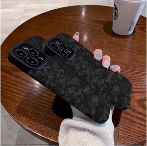 เคสโทรศัพท์มือถือหนังเทียม TPU พิมพ์ลายโมเสกสีดำเต็มหน้าจอสำหรับ <span class=keywords><strong>iPhone</strong></span> 6 <span class=keywords><strong>7</strong></span> 8 x XR XS 11 12 13 14 15 16 17 - Product Image 6