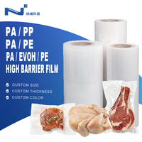 Qualité alimentaire PA/EVOH/PE Haute Barrière Étanche À L'humidité En Plastique Transparent Thermoformage Films Rouleau Multi-Couche Co-Extrudé