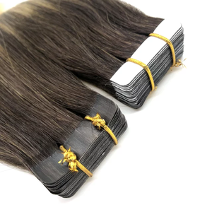 Jasmine Beauty Wholesale European <b>Russian</b> Mongolian Tape in Hair Extensions, Double Drawn Full Cuticle Remy Tape Ins Human Hair - Product Image 6