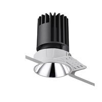 Boîtier de projecteur sans bordure à LED, kit de tube pour hôtel, rail de couloir, projection au plafond et accessoires de projecteur