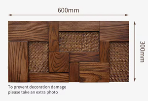 Piastrelle in Rattan Naturale e Legno Massello, Ecologiche, Stile Cinese con Motivo a Mosaico per <span class=keywords><strong>Cucina</strong></span>, Bagno, Hotel, Soggiorno 5 - Product Image 6