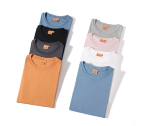 T-shirt unisexe à manches courtes col rond en coton Xianhu, 200 GSM, 50S, double face, mercerisé, antibactérien - Product Image 3