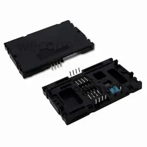 Hoge Kwaliteit Smart Card Connector 8pin Dip Normaal Open Ic Card Socket