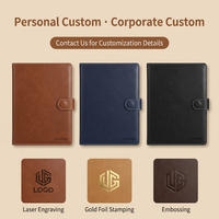 Carnet de notes professionnel personnalisé A4 en PU à feuilles mobiles – Fabrication usine