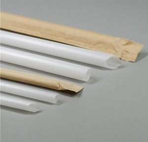 7Mm Pla Plastic Straight Straw En13432 Printing Disposable