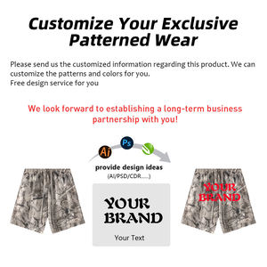 Pantalones Cortos Deportivos Personalizados con Estampado de Camuflaje, de Secado Rápido, Holgados, para Ejercicio, que Absorben la Humedad, para Hombre - Product Image 4