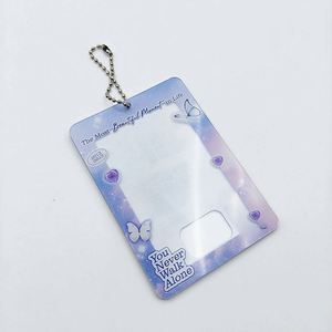 Transparent Acrylic <b>Keychain</b> <b>Customize</b> Your Own Design Photocard Holder Keychains - Product Image 2