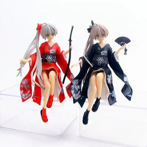 ฟิกเกอร์โยสึกะ โซระ คาซูกาโนะ ชุดกิโมโน วัสดุพีวีซี โมเดลตัวละครอนิเมะ ของเล่นสะสม ตุ๊กตาการ์ตูน ของตกแต่งเคสคอมพิวเตอร์และโต๊ะทำงาน - Product Image 3