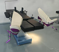 Accessoires pour table d'opération médicale : Support de jambe inférieure, support de jambe pour position lithotomique, chariot manuel, CE
