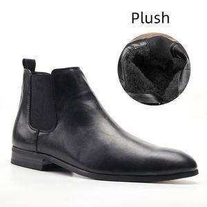 Nouveauté 2026 Bottes Chelsea en cuir de haute qualité pour hommes Bottes en caoutchouc tendance - Product Image 4