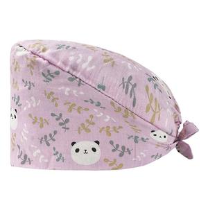 Working Cap Dental <b>Sweatband</b> Cute Printed for Dental Clinic Scrub hats Dental Scrub Caps Tie Back Hat Unisex Breathable - Product Image 6