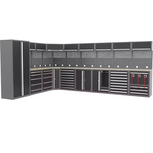 Removable Garage Corner <strong>Tool</strong> <strong>Cabinet</strong> / Metal Corner <strong>Tool</strong> Box for Workshop Steel Combination Workbench - Product Image 3