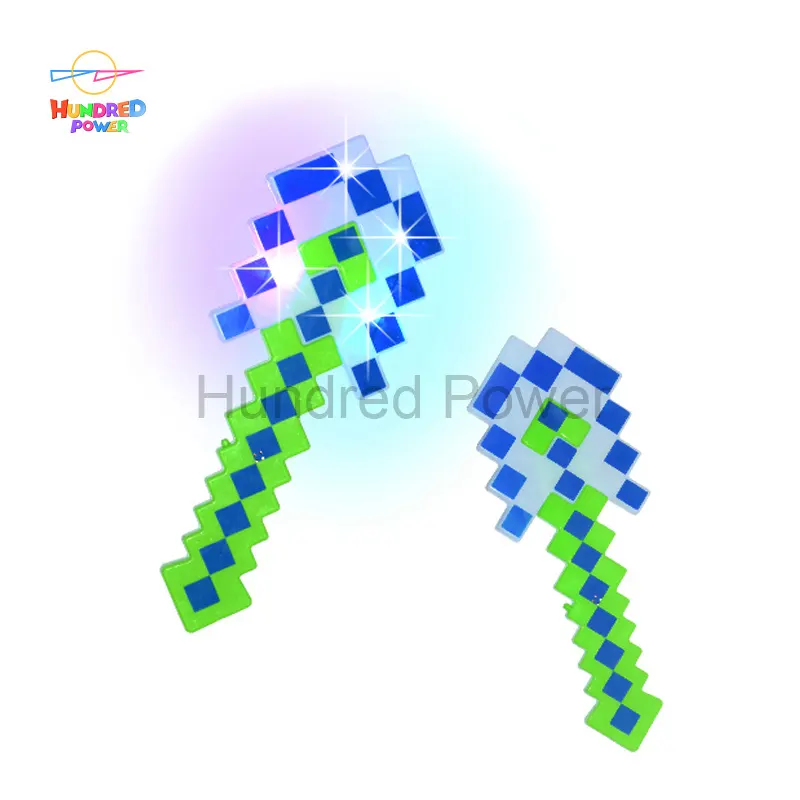 LED de plástico intermitente onda mosaicos pixel marca de <span class=keywords><strong>flecha</strong></span> luz LED Pixel 8-poco espada juguetes para los niños de luz LED Pixel arma