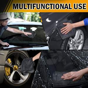 Paños de Limpieza de Microfibra Absorbentes de 1300gsm, para Detallado de Autos, Secado Rápido, con Bucle Retorcido, Venta al Por Mayor - Product Image 4