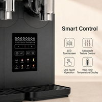 Nueva Máquina de Bebidas Congeladas con Doble Tanque y Control Digital Automático, Máquina de Granizados de 4L para Cafetería o Bar