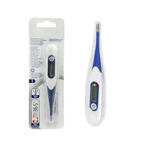 <b>Digital</b> Fever Quick Reading Waterproof Oral <b>Thermometer</b> with Fever Indicator Best for Baby Kids and Adults <b>Digital</b> <b>Thermometer</b> - Product Image 1