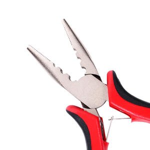 Pince à extensions de cheveux Xinrui Hardware, 4,5 pouces, en alliage de nickel et de fer, à bec pointu, pour l'installation et le retrait - Product Image 1