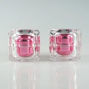 25 30g Rose Red Luxus Kosmetik glas, hochwertige Reise behälter für Gesichts creme Körper lotion, Verpackungs behälter